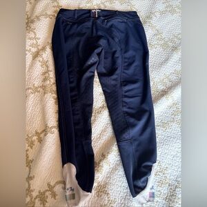 Equine Couture BEATTA Navy Riding Breeches with Full Seat silicone